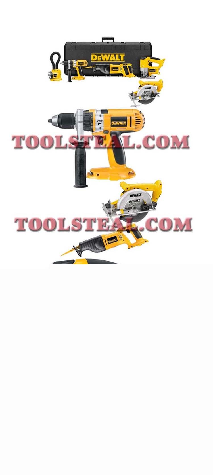 New dewalt DW5KIT 18 v xrp cordless 5 tool kit brand 