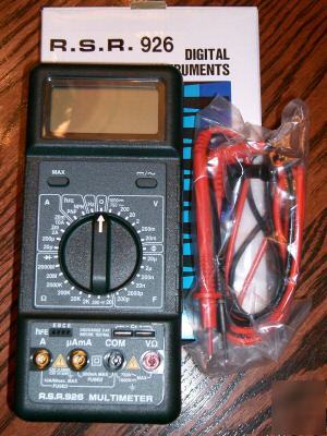 New digital multimeter measuring instrument rsr-926