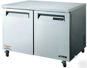 New turbo air 2 door undercounter freezer tuf-48SD