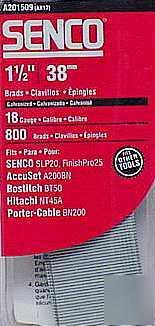 Senco fastening systems A201509 nail air brad 1-1/2