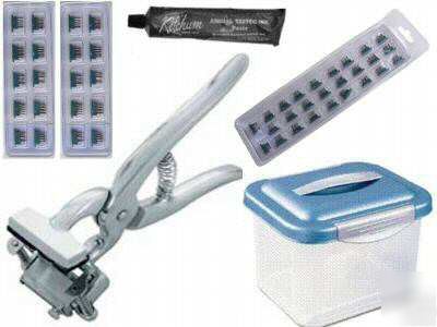 Tattoo kit for large animals 3/8