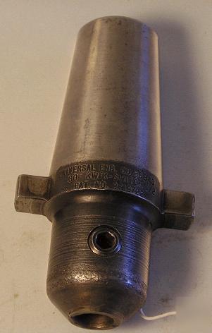 Univ. eng 80343 kwik-switch 1/2IN. end mill adapter