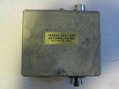 Xcu-300 crystal caibrator for the national nc-300