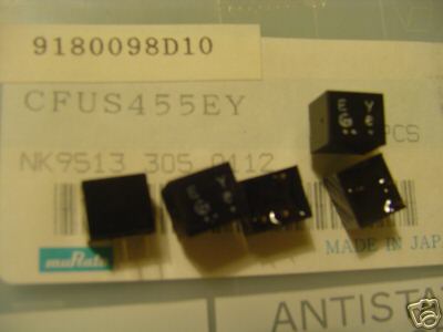 Lot of 5 pcs murata cfu s 455 ey-15KHZ filter CFUS455EY