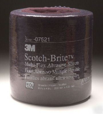 3M scotch-brite multi-flex abrasive roll 60SHEET 07521