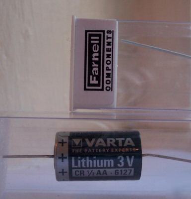 3V cr 1/2AA varta farnell battery ham radio, models **