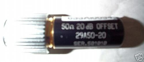 Anritsu wiltron offset dummy load 29A50-20 50 ohm used
