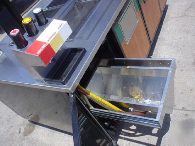 Duke double sided refrigerated salad bar condiment 