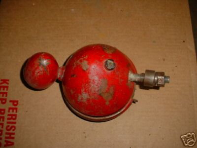 Farmall tractor rear light small red tear drop on top