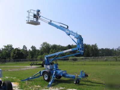 Manlift, tow-behind/electric tz-34/20