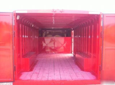 New 2007 deluxe cargo gooseneck trailer-side door-8'X20