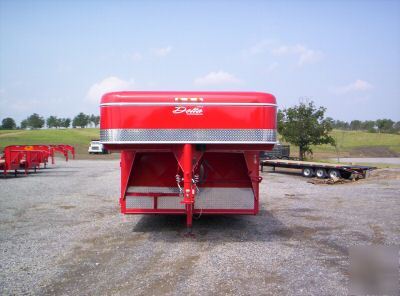 New 2007 deluxe cargo gooseneck trailer-side door-8'X20