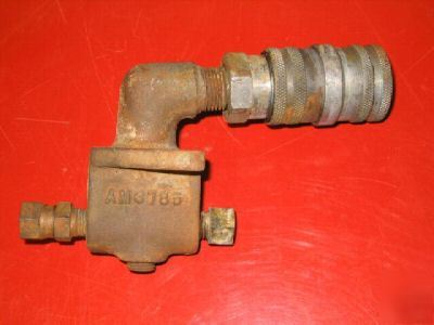 Original allis chalmers ca hyd remote cylinder port b c