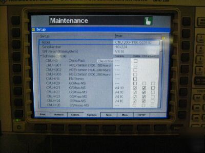 Rhode and schwarz CMU200 communication test set 