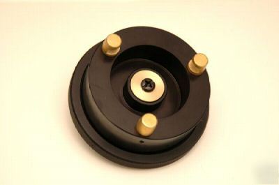 Rotating tribrach adapter for prisms and target