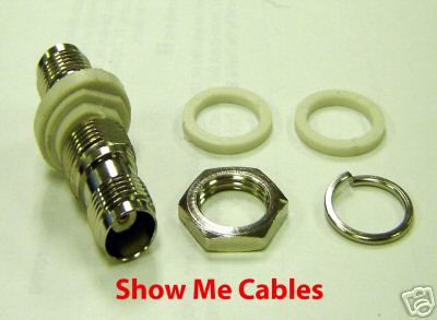 Tnc connectors-double female bulkhead isolated type