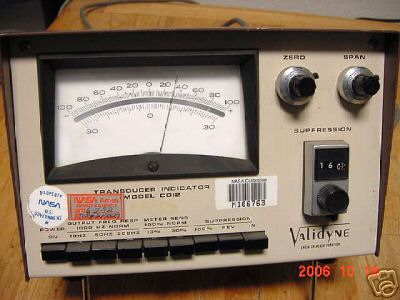 Validyne transducer indicator model CD12
