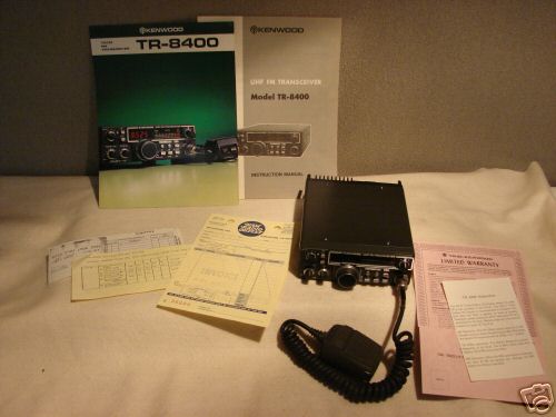 Wow nice & rare kenwood tr 8400 uhf radio 