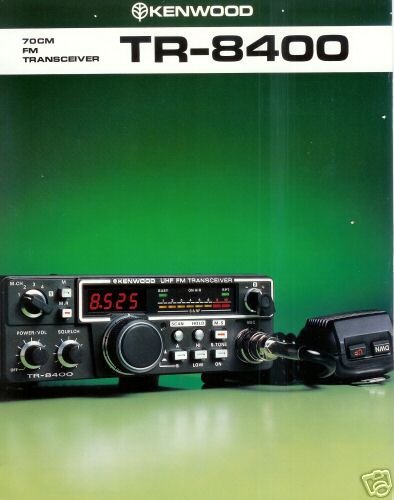 Wow nice & rare kenwood tr 8400 uhf radio 