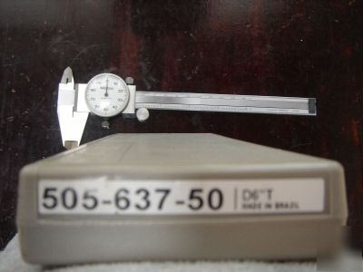 Mitutoyo dial calipers 505-637-50 D6