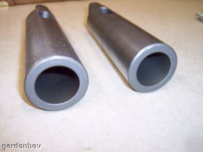 Morse taper adapter sleeves #5 mt to #4MT used 2 pcs 