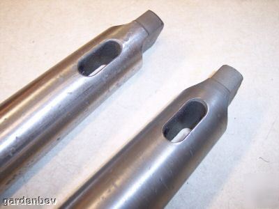 Morse taper adapter sleeves #5 mt to #4MT used 2 pcs 