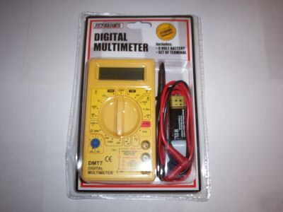 New speedway series digital multimeter tester w/battery 