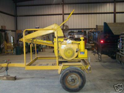 1987 reinco trailer mount straw blower