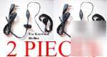 2X ear ptt mic for puxing weierwei linton kenwood radio
