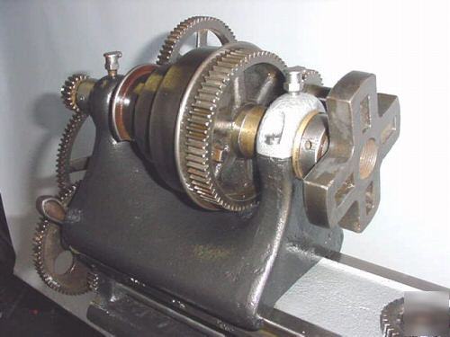 Antique barnes velocipede screw cutting lathe,# 4-1/2