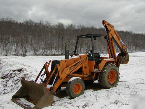 Case 580 c loader backhoe w/ john deer controlls 