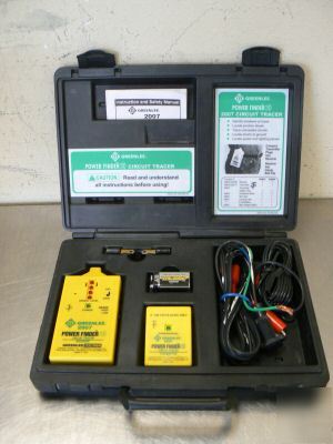 Greenlee power finder circuit tracer # 2007 nice no res