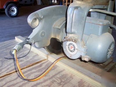Industrial wood saw