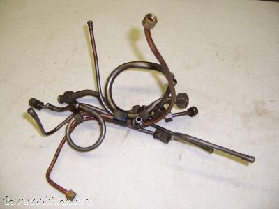 John deere model 520 original oil lines 