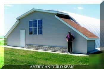 New amerduro steel building Q40X40X15 metal buildings 