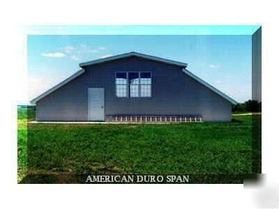 New amerduro steel building Q40X40X15 metal buildings 