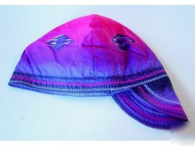 New flashy southwstrn print welding hat 7 5/8