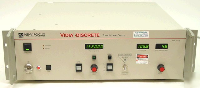 New focus 6427 vidia discrete tunable laser source