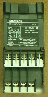 New siemens contactor, 10A general use - 3TH2040-0AG2
