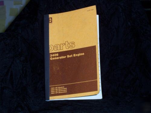Original cat. 3406 generator set eng. parts manual