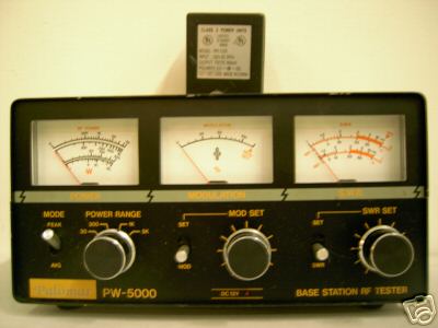 Polomar swr and power meter 3.5-30 mhz. model #pw-5000 
