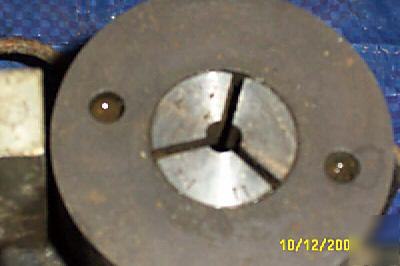 Redmer pneumatic air collet closer chuck mill lathe