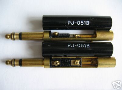 Switchcraft brass military 1/4