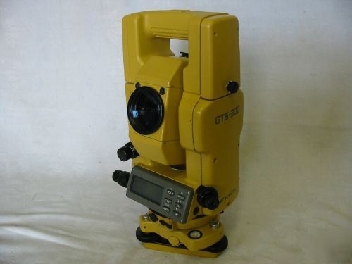 Topcon gts-303 dual display total station for surveying