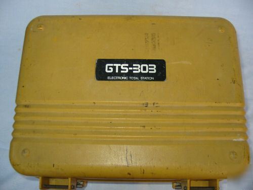 Topcon gts-303 dual display total station for surveying