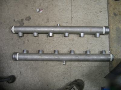 Stainless steel 6 port manifold 30