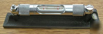 Starrett no 98 6 inch ground vial cross level