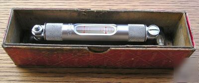 Starrett no 98 6 inch ground vial cross level