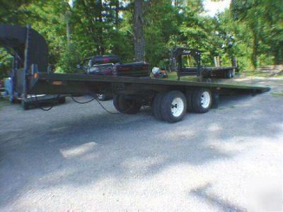 1978 landoll trailer 32 ft implement flatbed car hauler