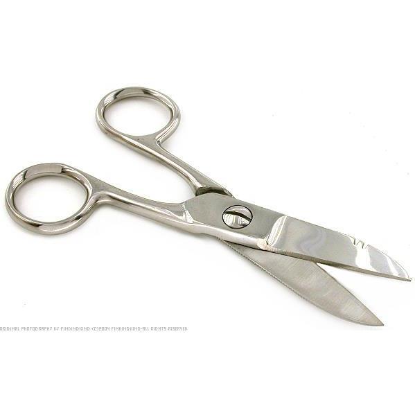 Electrician scissors wire stripper telephone repair